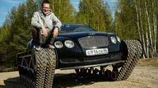 Руснаци превърнаха Bentley в танк (ВИДЕО)