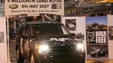 Land Rover произведе четири милионния си автомобил