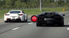 Ferrari 458 Italia TT VS Lamborghini Aventador LP700-4