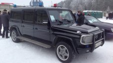 Вижте G-Wagen-а на охраната на Путин