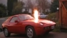 Porsche 928 с двигател от Boeing (Видео)