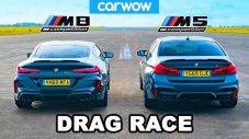 Кой е по-бърз: новото BMW M8 или M5 със същия двигател