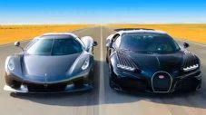 Най-бързите Bugatti и Koenigsegg в спор на пистата