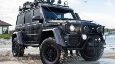 Какво се случва, когато G-Class не влиза в гаража? (ВИДЕО)