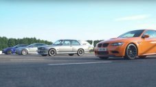 Четири поколения на BMW M3 в спор на пистата (ВИДЕО)
