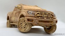 Да направиш работещ Ford Ranger Raptor от парче дърво