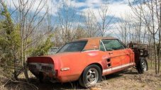Супер рядък Ford Mustang ръждясва 20 години в полето
