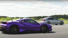 Има ли шанс тунинговано BMW M5 срещу Ferrari 488 Pista?