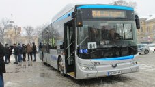 Първият електрически автобус тръгна из София днес