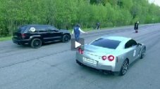 Cherokee с 1000 к.с. срещу R8, GT-R и X6M