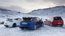 VW Golf R vs Ford Focus RS vs Renault Megane 250