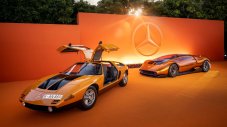 Mercedes-Benz представи спортна кола с „крила на чайка“ и аксиални двигатели