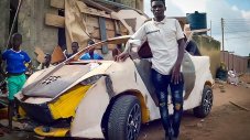Африкански младеж си направи кола за 200 долара