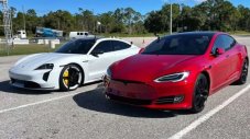 Porsche Taycan постави нов рекорд в битка с Tesla Model S