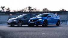 VW Golf GTI Clubsport и Honda Civic Type R спорят на писта