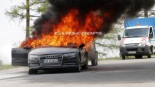 Прототип на новото Audi A7 изгоря по време на тестове