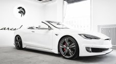 Италианци направиха Tesla Model S кабриолет