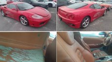 Ferrari с мухлясал интериор се продава на търг