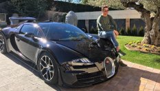 Бодигард на Кристиано Роналдо катастрофира с неговото Bugatti Veyron Vitesse