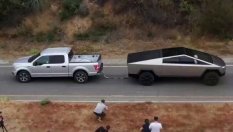 Tesla Cybertruck срещу Ford F-150 по дърпане на въже