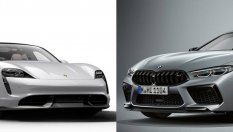 Бензин срещу ток - BMW M8 се състезава с Porsche Taycan Turbo S