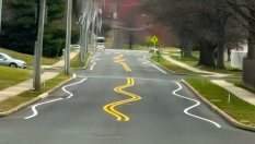 Криволичеща маркировка ще забавя бързащите шофьори