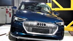 Audi e-Tron бе обявен за най-безопасния електромобил