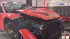Застраховател отказа да плати 140 000 долара за потрошено Ferrari 488