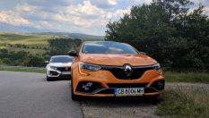 Гореща вълна: Renault Megane R.S. срещу Honda Civic Type R (ВИДЕО)