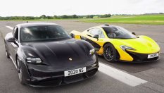 Има ли шанс Porsche Taycan срещу McLaren P1?