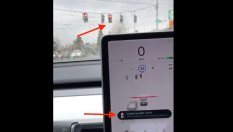 Колите на Tesla вече сами спират на червено