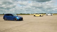 Компактни ракети: BMW M2 CS срещу Audi RS3 и Mercedes-AMG A45 S