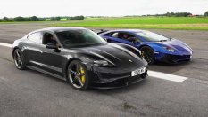 Може ли Porsche Taycan Turbo S да победи Lambo Aventador SVJ на драг?