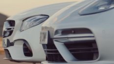 Битката на суперкомбитата - Porsche Panamera Turbo Sport Turismo срещу Mercedes-AMG E 63 S (ВИДЕО)