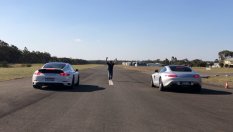 Кой е по-бърз: 911 Carrera 4 GTS или AMG GT S