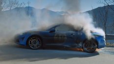 BBC показа как изгоря Alpine A110 по време на тест (ВИДЕО)