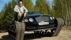 Руснаци превърнаха Bentley в танк (ВИДЕО)
