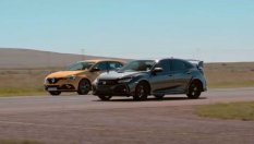 Honda Civic Type R срещу Renault Megane RS 300 Trophy на пистата