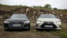 Добре облечени бизнесмени: Audi A6 срещу Lexus ES