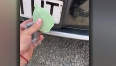 Нов трик срещу радарите – магнитно листо крие номера на колата