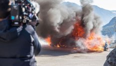 Водещите на Top Gear за малко не изгоряха в Alpine A110