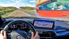 Стар Opel Astra изненада суперкомбито на Alpina на магистрала