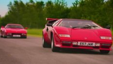 Lamborghini Countach срещу Ferrari Testarossa (ВИДЕО)