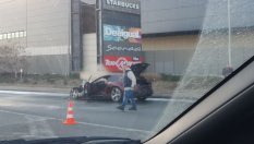Ferrari се запали на Околовръстното