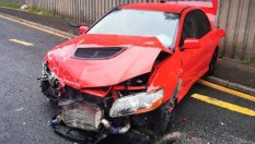 Британец спечели Mitsubishi Lancer Evolution и го разби за 24 часа