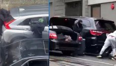 Брутално - крадци разбиват коли посред бял ден на оживен булевард