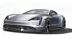 Porsche показа скиците на Taycan