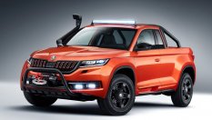 Skoda направи шарен пикап
