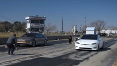 Lucid Air и Tesla Model S Plaid най-после се срещнаха на писта