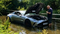 Шофьор удави нов Aston Martin Vantage от глупост